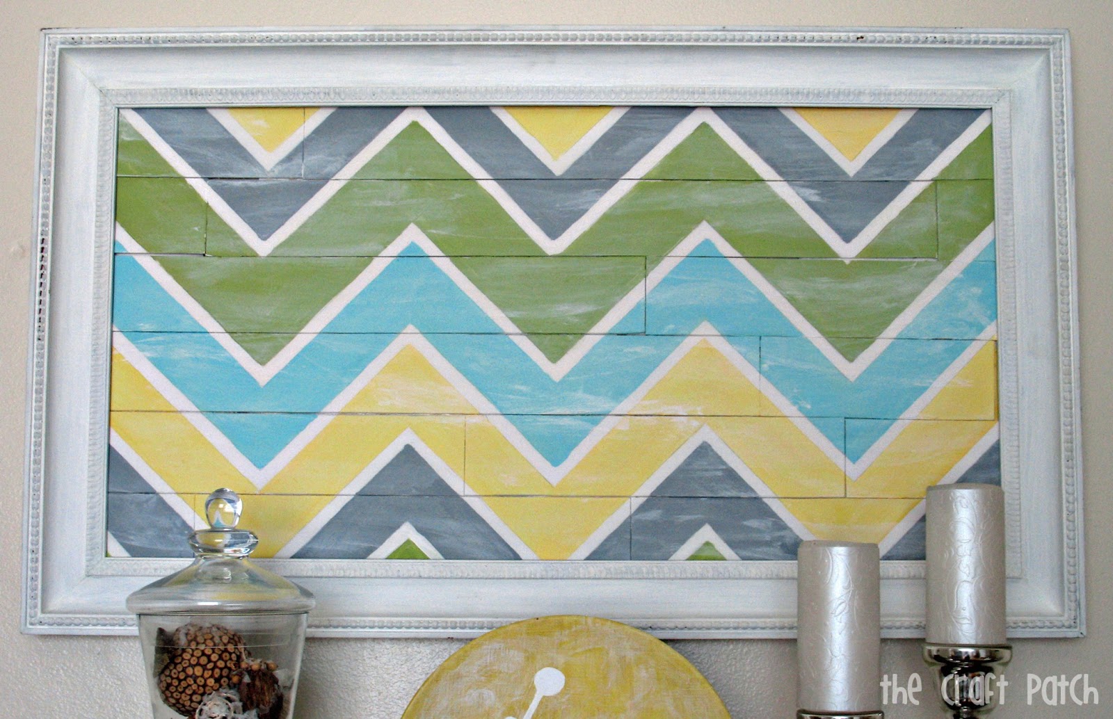 chevron wall art 2